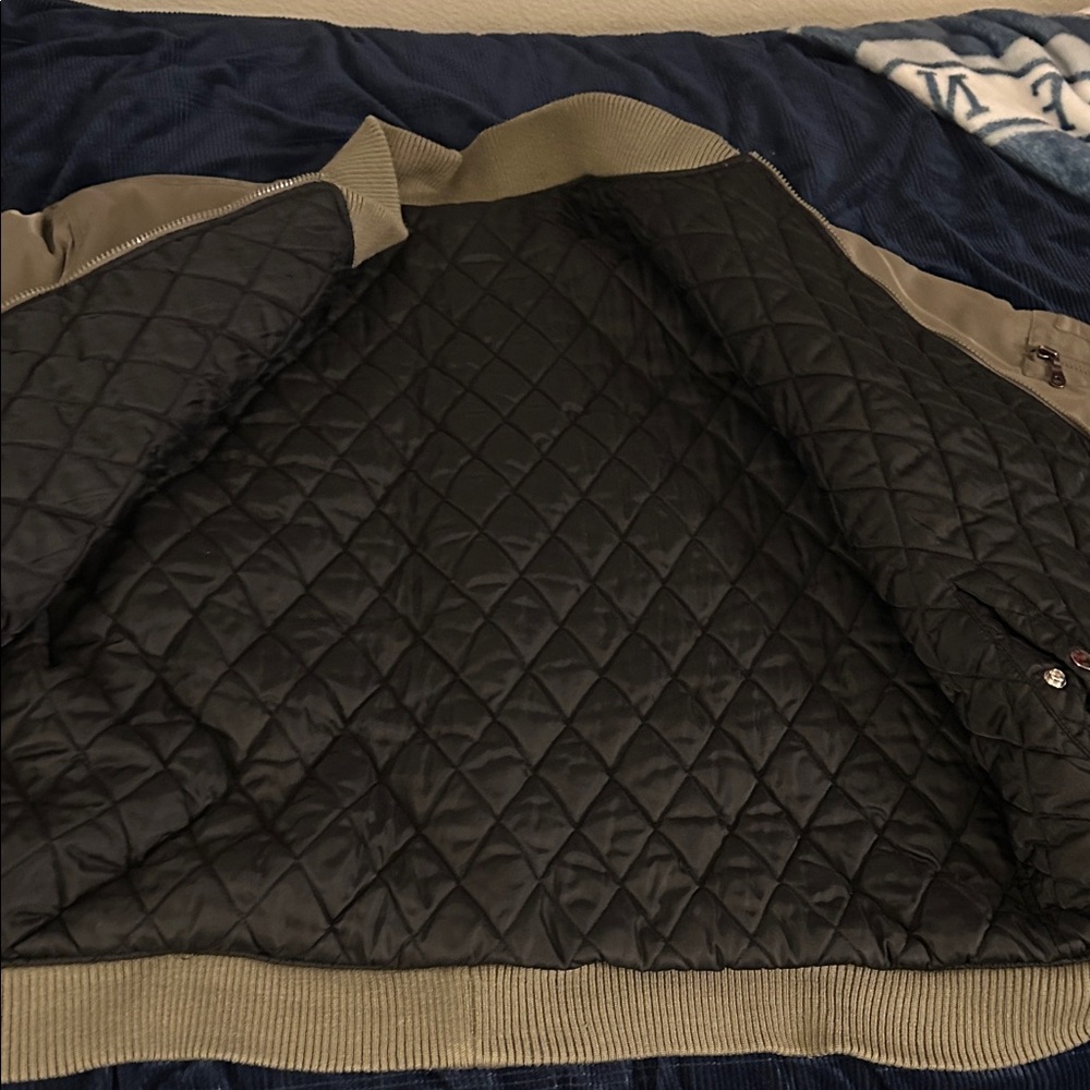 Olive Bomber Jacket - Picture 5 of 8